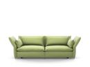 Mariposa Sofa, Dreisitzer (H80,5 x B198 x T101,5 cm), Laser hellgrau/lindgrün