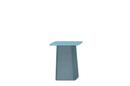 Metal Side Table Outdoor, Klein (H 38 x B 31,5 x T 31,5 cm), Eisgrau