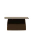 Metal Side Table, Chocolate, Groß (H 35,5 x B 70 x T 31,5 cm)