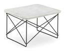 LTR Occasional Table, Marmor Carrara, Pulverbeschichtet basic dark