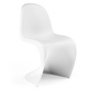 Panton Chair, Weiß (neue Höhe)