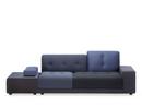 Polder Sofa, Armlehne rechts, Stoffmix night blue