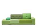 Polder Sofa, Armlehne rechts, Stoffmix green