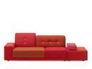 Polder Sofa, Armlehne links, Stoffmix red
