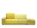 Polder Sofa, Armlehne links, Stoffmix golden yellow
