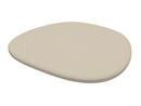 Soft Seats, Typ B (B 41,5 x T 37 cm), Stoff Hopsak, Warmgrey / elfenbein