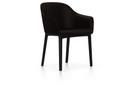 Softshell Chair auf Vierbeinfuß, Basic dark, Plano, Braun