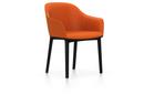 Softshell Chair auf Vierbeinfuß, Basic dark, Plano, orange
