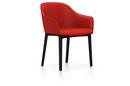 Softshell Chair auf Vierbeinfuß, Basic dark, Plano, Poppy red