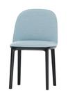 Softshell Side Chair, Lichtgrau / eisblau