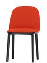 Softshell Side Chair, Orange, Gleiter für Teppichboden