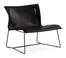 Cuoio Lounge Sessel, Leder Saddle black