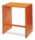 Ulmer Hocker in Colour, Leuchtorange