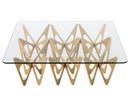 Couchtisch Butterfly, Eichenfurnier natur, 90 x 120 cm