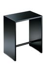 Hocker Sgabillo, MDF, schwarz