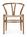 Carl Hansen & Søn - CH24 Wishbone Chair, Teak geölt, Geflecht natur
