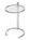 ClassiCon - Adjustable Table E 1027, Kristallglas klar