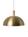Ferm Living - Collect Lighting, Niedrig, Brass, Dome, Messing