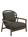 Gloster - Fern Lowback Lounge Chair, Raven, Wave Quarry