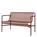 Hay - Palissade Dining Bench, Iron red