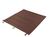 Hay - Sitzauflage für Palissade Lounge Sofa, Sitz- und Rückenauflage, Iron red