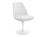 Knoll International - Saarinen Tulip Stuhl, nicht drehbar, Sitzkissen, weiß, Ivory (Tonus 100)