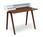 Müller Möbelfabrikation - PS04/PS05 Sekretär, B 100 x T 63 cm (PS04), Signalweiß (RAL 9003), Nussbaum geölt, Mit Elektrobox