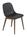 Muuto - Fiber Side Chair Wood, Schwarz / dunkelbraun