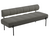 Northern - Daybe Dining Sofa, Brusvik 05 - grau, Schwarz