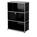 USM Haller - USM Haller Highboard M mit 1 Klappe