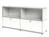 USM Haller - USM Haller Sideboard L mit 2 Klappen, Reinweiß RAL 9010