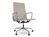 Vitra - Aluminium Chair EA 119, Verchromt, Leder (Standard), Sand