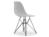 Vitra - Eames Plastic Side Chair RE DSR, Cotton white, Ohne Polsterung, Ohne Polsterung, Standardhöhe - 43 cm, Beschichtet basic dark