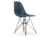 Vitra - Eames Plastic Side Chair RE DSR, Meerblau, Ohne Polsterung, Ohne Polsterung, Standardhöhe - 43 cm, Beschichtet basic dark