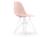 Vitra - Eames Plastic Side Chair RE DSR, Zartrosé, Ohne Polsterung, Ohne Polsterung, Standardhöhe - 43 cm, Beschichtet weiß