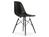 Vitra - Eames Plastic Side Chair RE DSW, Tiefschwarz, Ohne Polsterung, Ohne Polsterung, Standardhöhe - 43 cm, Ahorn schwarz