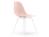 Vitra - Eames Plastic Side Chair RE DSX, Zartrosé, Ohne Polsterung, Ohne Polsterung, Standardhöhe - 43 cm, Beschichtet weiß