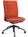 Vitra - ID Trim, Ohne Lumbalstütze, FlowMotion-ohne Vorwärtsneigung, ohne Sitztiefenverstellung, Ohne Armlehnen, 5-Stern Untergestell, Kunststoff basic dark, Sitz und Rücken Plano, Orange