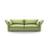 Vitra - Mariposa Sofa, Dreisitzer (H80,5 x B198 x T101,5 cm), Laser hellgrau/lindgrün