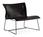 Walter Knoll - Cuoio Lounge Sessel, Leder Saddle black