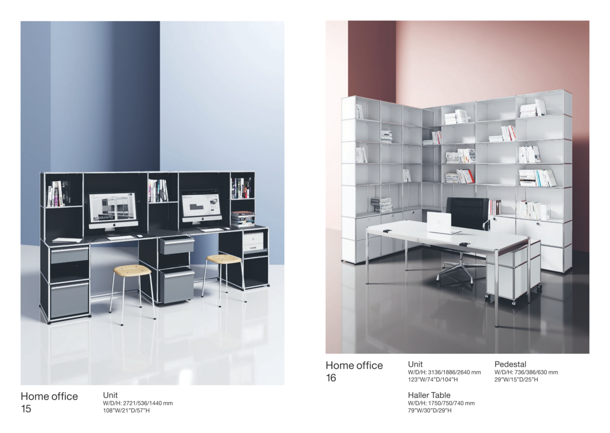 USM Haller Home Office - Designer furniture by smow.ch