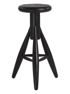 Rocket Stool Eiche schwarz lackiert