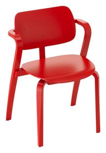 Aslak Chair Rot lackiert