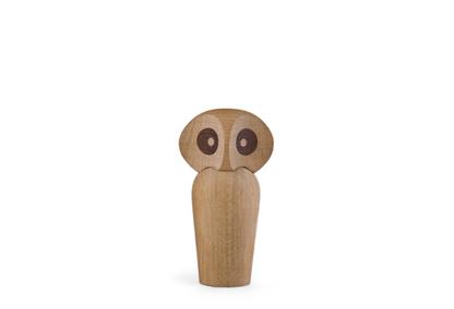 Owl Klein (H 12 cm)|Eiche natur