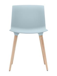 TAC Stuhl Eisblau (matt)|Eiche weiß pigmentiert