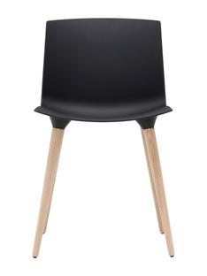 TAC Stuhl Schwarz (matt)|Eiche weiß pigmentiert