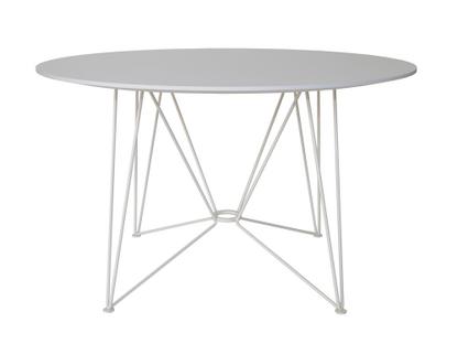 The Ring Table Indoor Laminat Weiß