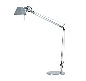 Tolomeo Tavolo Aluminium|mit Tischfuß|Halogenlampe