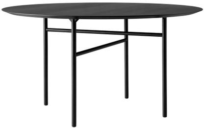 Snaregade Round Table Ø 138 cm|Eichefurnier schwarz