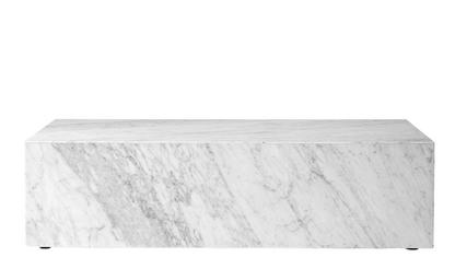 Plinth Side Table H 27 x B 60 x T 100 cm|Weiß